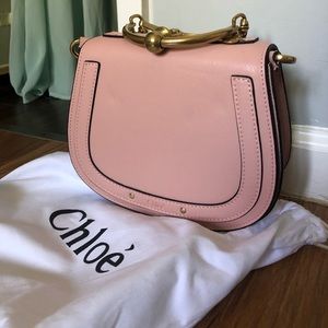 Small Chloe Nile Bag in Blush Pink